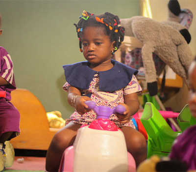 Photo of a student in candyland School