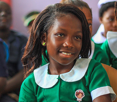 Photo of a student in candyland School