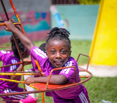 Photo of a student in candyland School