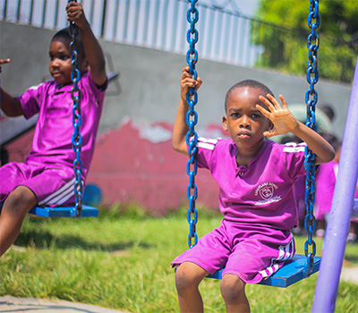 Photo of a student in candyland School