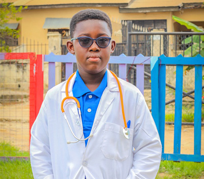 Photo of a student in candyland School